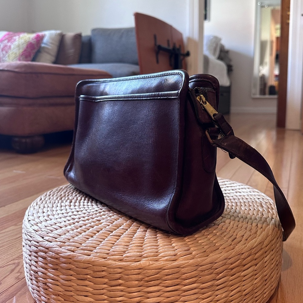Coach Leather Shoulder Bag